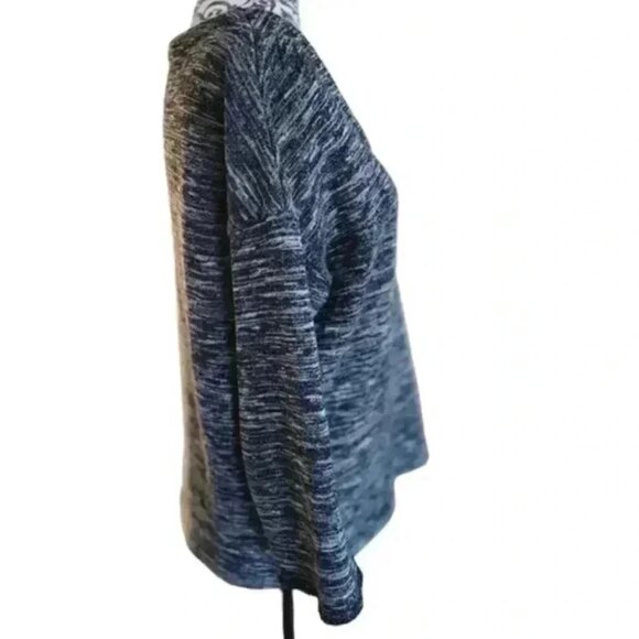 J Crew Jaspe Sweater Scoopneck Popover Top Black Grey Melange Women's size Small - Picture 5 of 12